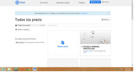 cuenta de prezi